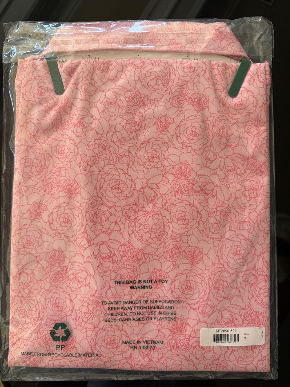 Masters Men’s Pink Rose-Print Polo Shirt - Picture 3 of 3